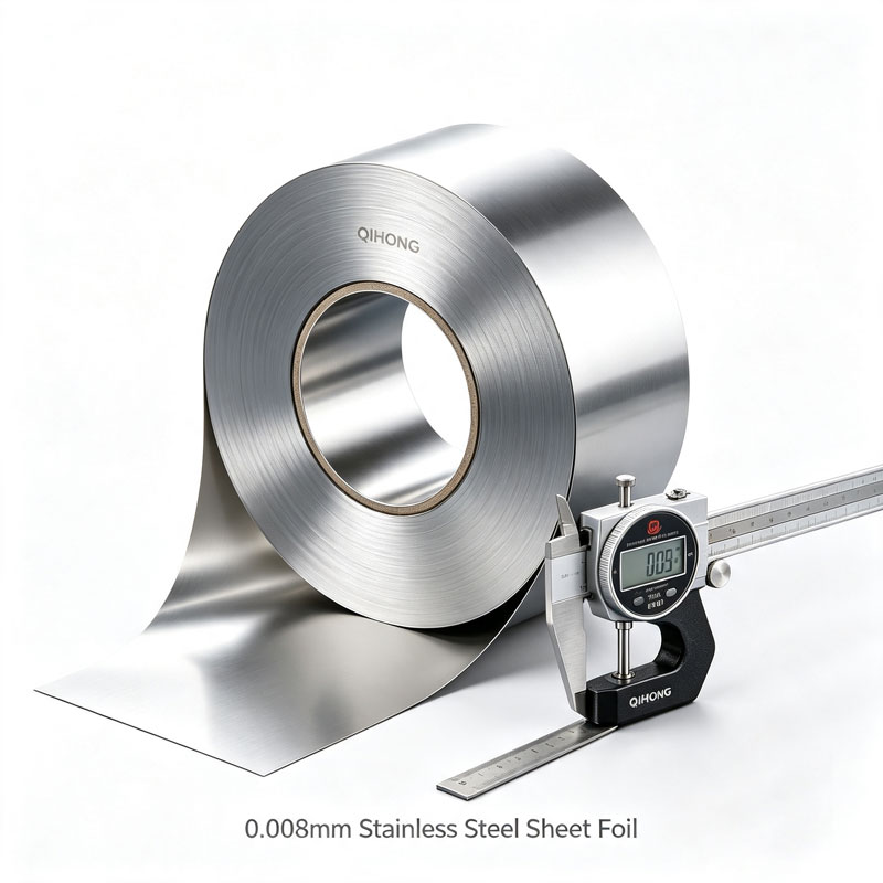 0,008 mm rustfri stålfolie